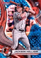 2024 Bowman's Best #13 Jackson Holliday Blue X-Fractor Baseball Card