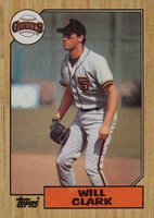 1987 Topps #420 Will Clark Baseball Card