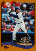 2002 Topps #75 Derek Jeter Home Team Advantage Baseball Card