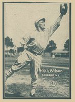 1931 Strip Card Hand Cut #42 Hack Wilson Baseball Card
