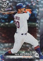 2019 Bowman Platinum #20 Pete Alonso Ice Baseball Card