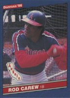 1986 Donruss #280 Rod Carew Baseball Card