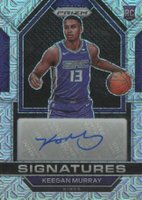 2022 Panini Prizm Rookie Signatures #RSIKMU Keegan Murray Mojo Prizm Basketball Card