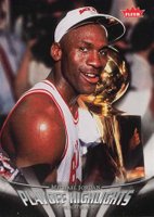 2007 Fleer Jordan Box Set-Playoff Highlights #PH6 Michael Jordan Basketball Card