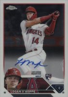 2023 Topps Chrome Rookie Autograph #RALO Logan O'Hoppe Baseball Card
