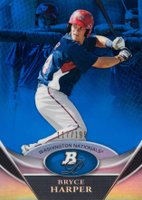 2011 Bowman Platinum Prospects #BPP1 Bryce Harper Blue Refractor Baseball Card