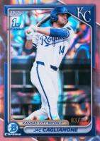 2024 Bowman Draft #BDC8 Jac Caglianone Chrome-Rose Gold Lava Baseball Card