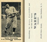 1916 Wares #182 Hans Wagner Baseball Card