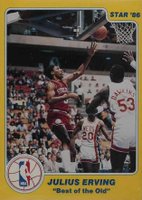 1986 Star Best of the New/Old # Julius Erving Basketball Card