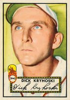 1952 Topps #149 Dick Kryhoski Cream back Baseball Card