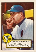 1952 Topps #305 Paul Richards Baseball Card
