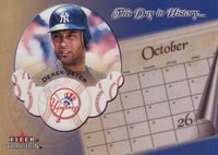 2002 Fleer Tradition This Day in History #13 Derek Jeter Baseball Card
