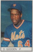 1984 All-Star Game Program Inserts-Hand Cut # Dwight Gooden Baseball Card
