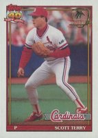1991 Topps Desert Shield #539 Scott Terry Baseball Card