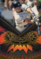 1998 Pacific Aurora on Deck Laser-Cuts #11 Derek Jeter Baseball Card