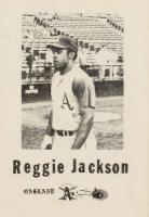 1969 Oakland A's Broder # Reggie Jackson Baseball Card