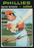 1971 Topps #659 Byron Browne Short Print Baseball Card