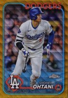 2024 Topps Chrome #1 Shohei Ohtani Gold Wave Baseball Card