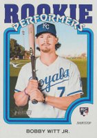 2022 Topps Heritage High Number Rookie Performers #RP15 Bobby Witt Jr. Baseball Card