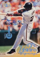 1996 Visions Signings # Barry Bonds Autographs-Silver-D.G. Only Baseball Card