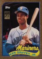 2001 Topps Traded #T132 Ken Griffey Jr. 1989 Reprint-Gold Baseball Card