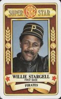 1982 Perma-Graphics Super Star Credit Cards # Willie Stargell Baseball Card
