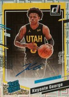 2023 Panini Donruss #286 Keyonte George Rated Rookie Signature-Choice Basketball Card