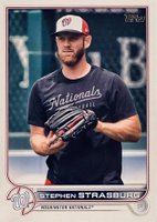 2022 Topps #492 Stephen Strasburg Series 2-SP Baseball Card