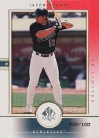 2000 SP Authentic #3 Jason Giambi SP Limited Baseball Card