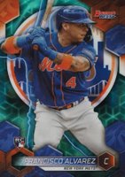 2023 Bowman's Best #47 Francisco Alvarez Aqua Lava Refractor Baseball Card
