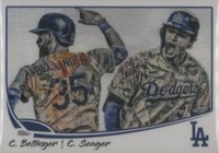 2021 Topps PROJECT70 #104 Cody Bellinger/Corey Seager Baseball Card