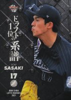 2021 BBM Chiba Lotte Marines #M74 Roki Sasaki Baseball Card