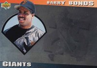1993 Upper Deck Diamond Gallery #11 Barry Bonds Baseball Card