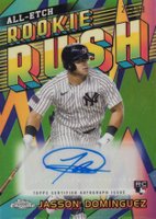 2024 Topps Chrome Update Chrome All-Etch Rookie Rush Autographs #JD Jasson Dominguez Baseball Card