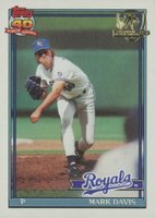 1991 Topps Desert Shield #116 Mark Davis Baseball Card