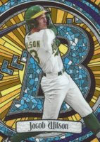 2023 Bowman Draft Bowman Glass #BGA5 Jacob Wilson Gold Baseball Card