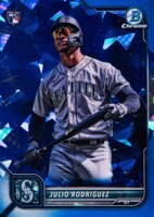 2022 Bowman Chrome Sapphire Edition #48 Julio Rodriguez SP Baseball Card