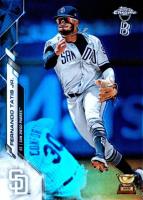2020 Ben Baller Chrome #84 Fernando Tatis Jr. Blue Refractor Baseball Card
