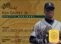 1995 Studio #5 Ken Griffey Jr. Gold Baseball Card