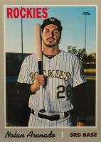 2019 Topps Heritage #468 Nolan Arenado French Text Baseball Card