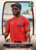 2023 Bowman Chrome #31 Michael Harris II SP Baseball Card