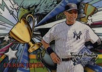 2022 Topps Stadium Club Chrome Trophy Hunters #RL1 Derek Jeter Baseball Card