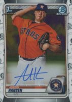 2020 Bowman Chrome Prospect Autographs #CPAAH Austin Hansen Baseball Card
