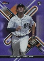 2022 Topps Finest #84 Spencer Torkelson Purple Refractor Baseball Card