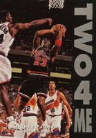 1998 Metal Universe Two 4 Me Zero 4 You #4 Michael Jordan Basketball Card