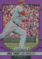 2014 Panini Prizm #3 Mike Trout Purple Prizm Baseball Card