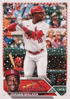 2023 Topps Holiday #H154 Jordan Walker Baseball Card