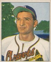 1950 Bowman #109 Sid Gordon Baseball Card