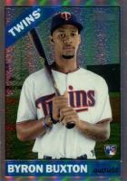 2015 Topps Heritage  #724 Byron Buxton White Jersey-Chrome-Refractor Baseball Card