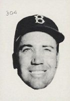 1955 All American Sports Club-Hand Cut #304 Duke Snider Baseball Card